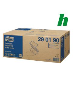 Handdoekpapier Tork Advanced Z-fold Flushable 2-laags wit H3