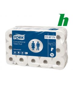 Toiletpapier Tork Conventional Roll 400 vel 2-laags wit T4