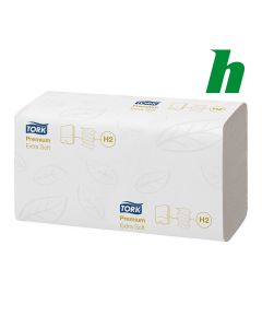 Handdoekpapier Tork Xpress Extra Soft Multifold 2-laags wit H2