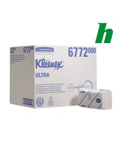 Handdoekpapier Kleenex Ultra 6772 Interfold 2-laags wit 41,5 x 21,5 cm