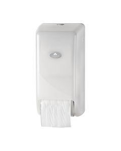 Toiletpapierdispenser Comtesse Basic Doprol kunststof wit
