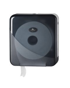 Toiletpapierdispenser Comtesse Basic Jumbo Maxi kunststof zwart