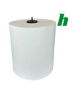 Handdoekrol Euromatic plus wit 2-laags 150 meter x 21 cm